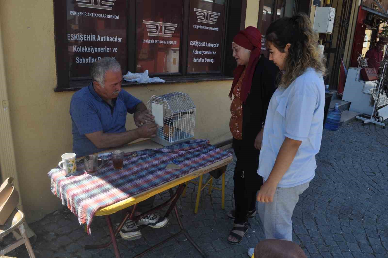 Yaralı ebabil kuşuna çevre esnafı yardım etti