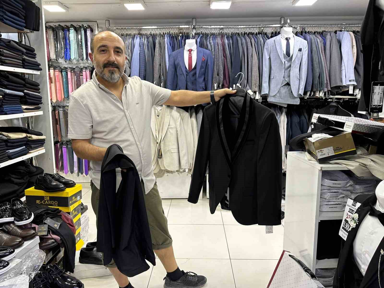 Eskişehir’de damatlık ve takım elbise satışları arttı