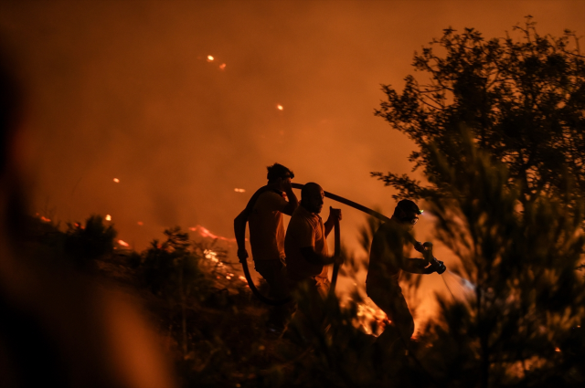 AFAD: Çanakkale'deki orman yangınında 337 hane, bin 251 kişi tahliye edildi