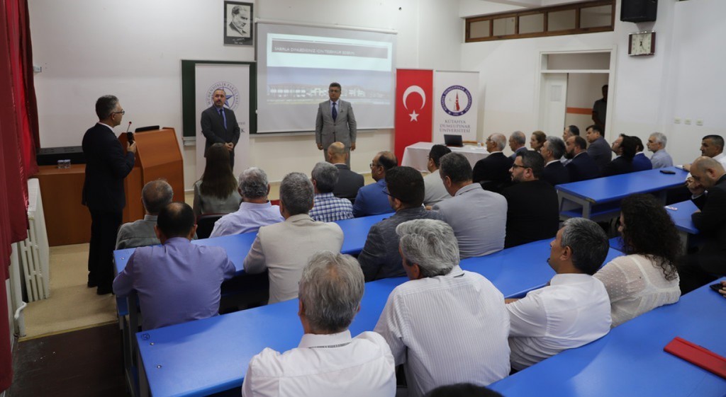 Rektör Süleyman Kızıltoprak, 3 fakültenin personeli bir araya geldi