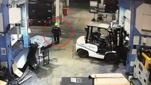 Pres fabrikasında korkunç kaza! Forklift ile bariyer arasında sıkışan işçi hayatını kaybetti