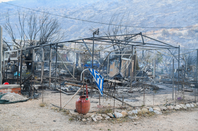 Yunanistan'da yangın Batı Trakya'da Türklerin yaşadığı köylere ulaştı