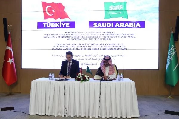 Türkiye ile Suudi Arabistan arasında yeni anlaşma! Madencilik alanında iş birliğinin önü açıldı