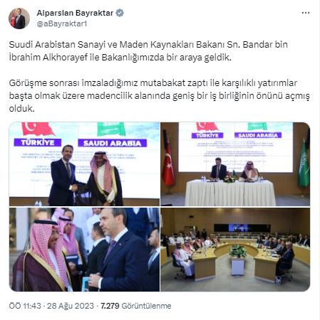 Türkiye ile Suudi Arabistan arasında yeni anlaşma! Madencilik alanında iş birliğinin önü açıldı