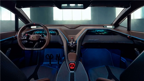 Lamborghini'nin Yeni Elektrikli Otomobili Lanzador Görücüye Çıktı