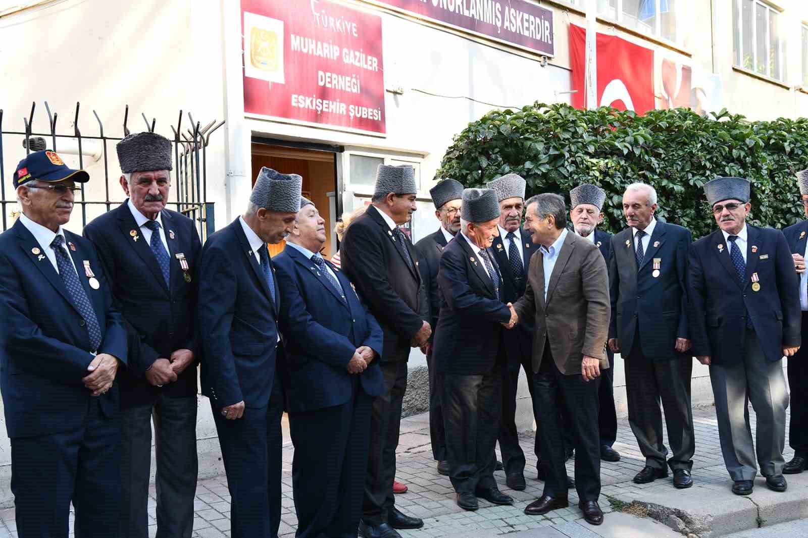 Başkan Ataç’tan gazilere ziyaret