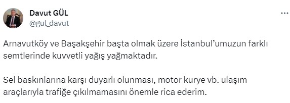 İstanbul'da sağanak yağış hayatı felç etti! Arnavutköy ve Başakşehir'de su baskınları yaşanıyor