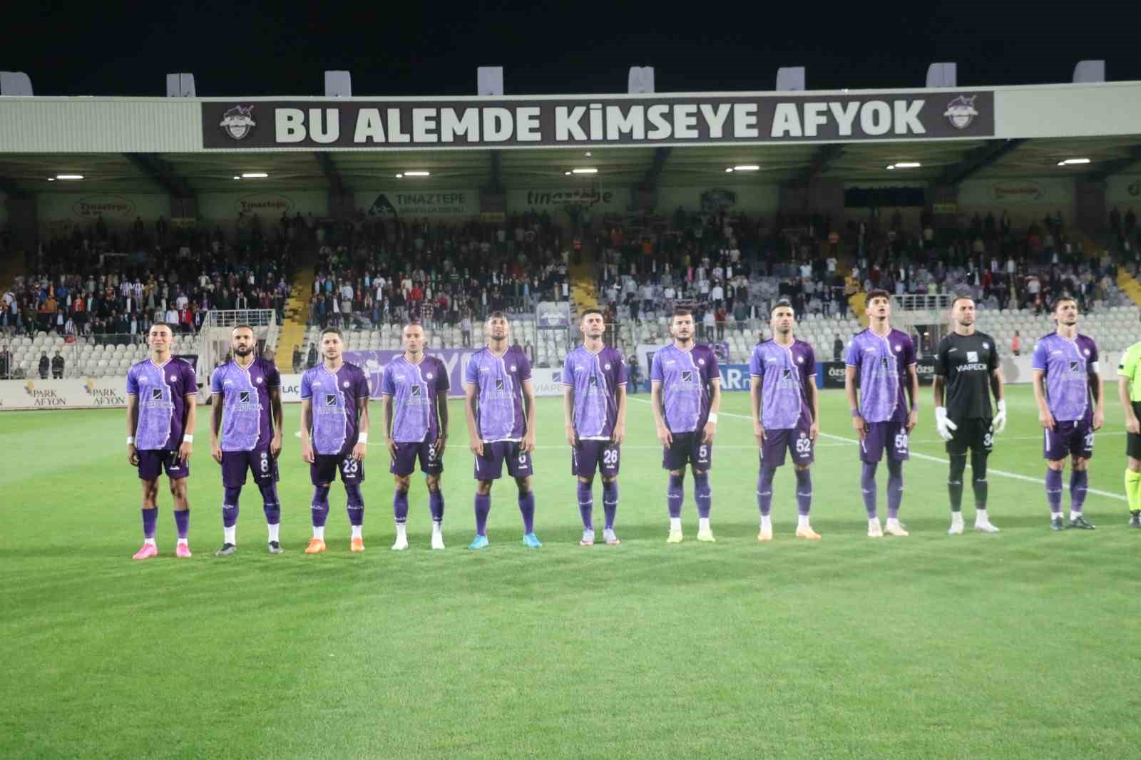 TFF 2. Lig: Afyonspor:1 - Kırşehir Futbol:1