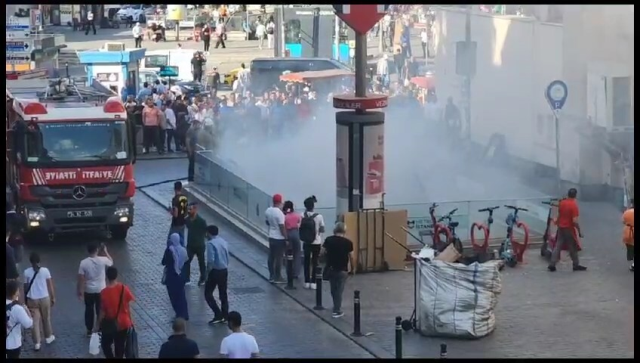 Son Dakika: İstanbul'da Vezneciler metro istasyonunda yangın çıktı! Bölgeye çok sayıda itfaiye ekibi sevk edildi