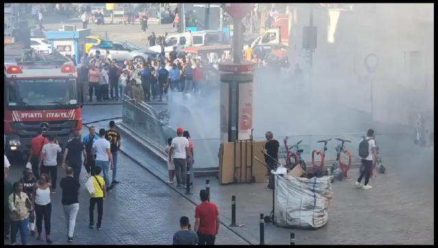 Son Dakika: İstanbul'da Vezneciler metro istasyonunda yangın çıktı! Bölgeye çok sayıda itfaiye ekibi sevk edildi