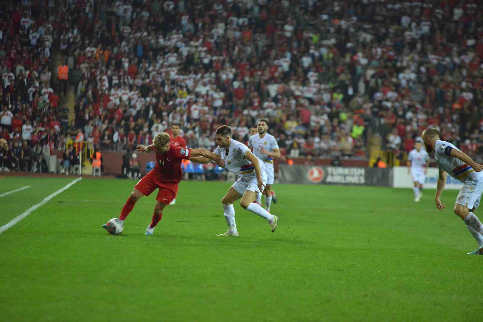 2024 Avrupa Şampiyonası Elemeleri: Türkiye: 0 - Ermenistan: 0 (İlk yarı)