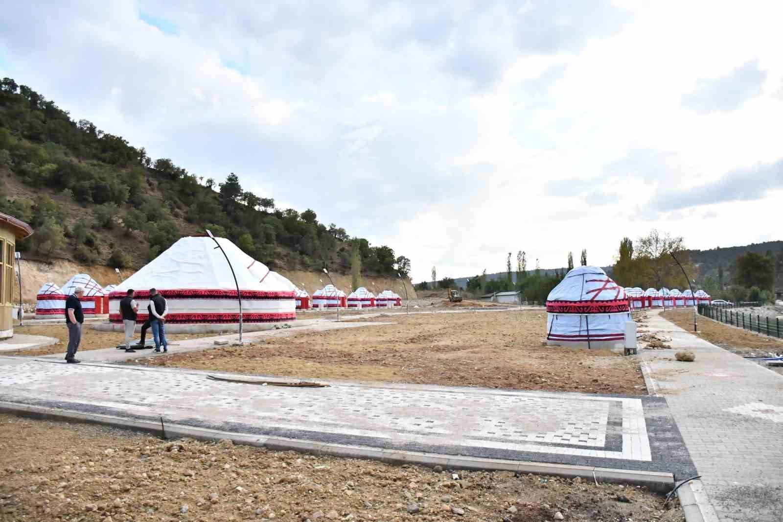 Belediye Başkanı Doğan, Türk otağı ve mesire alanında incelemelerde bulundu