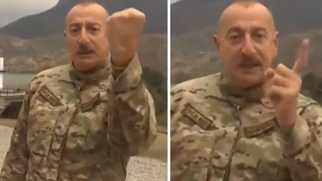 Karabağ'daki operasyon devam ederken Aliyev'in sözleri yeniden akıllara geldi: Bize karşı saldırı olursa başınızı ezeriz