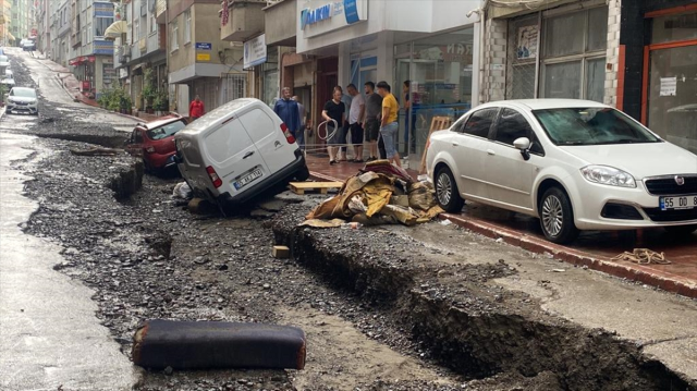 Selin vurduğu Samsun'dan gelen görüntüler yaşanan felaketin vahametini gözler önüne serdi