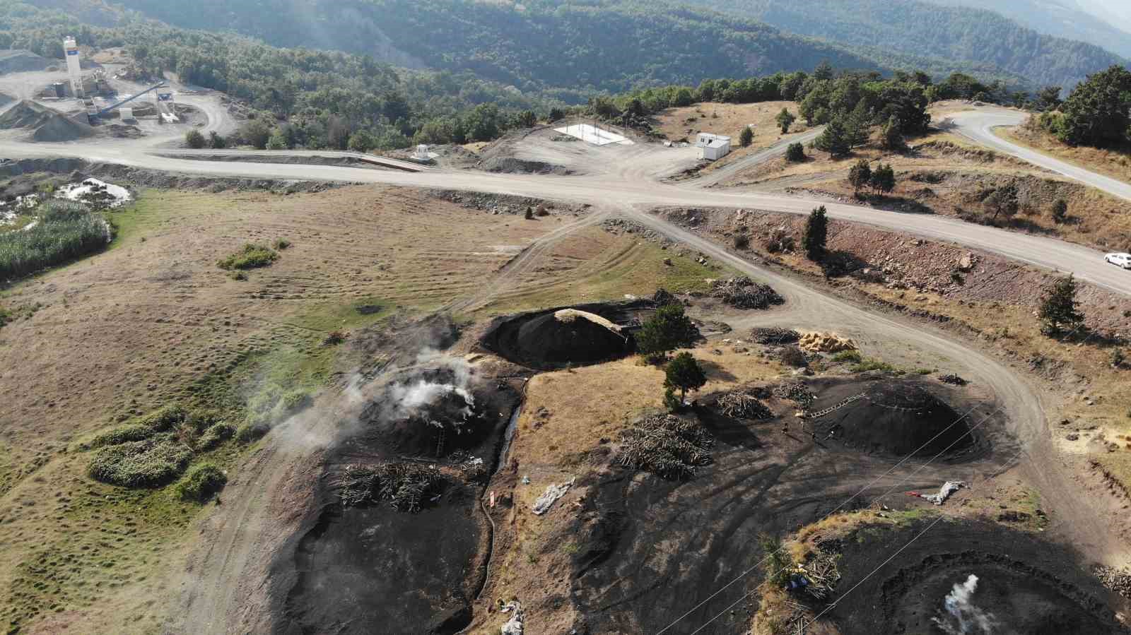 (ÖZEL) Odun öbeklerinin karşısından günlerce süren kömür nöbeti