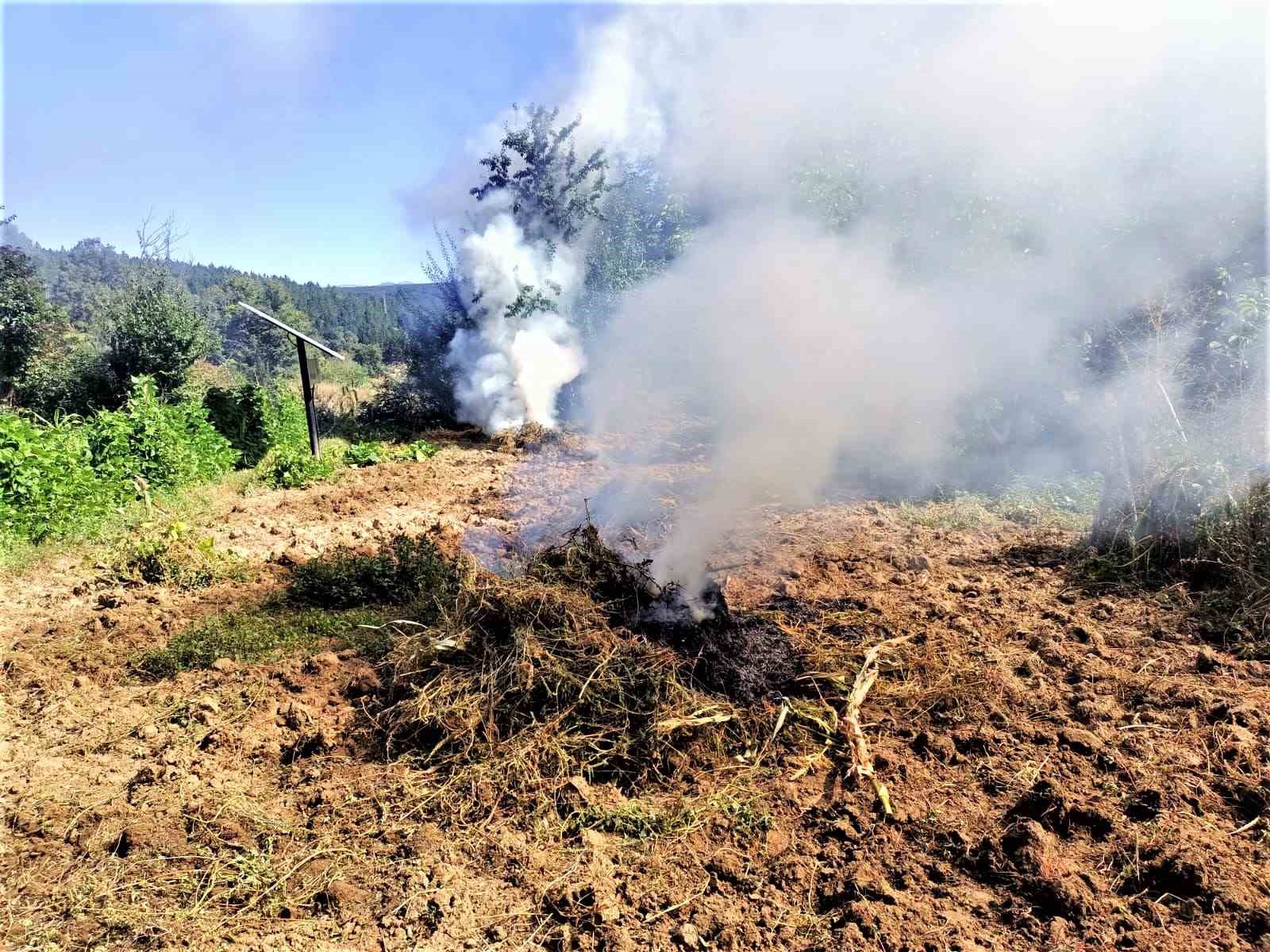 Kütahya OBG 1 haftada 7 kırsal alan ve 3 orman yangınına müdahale etti