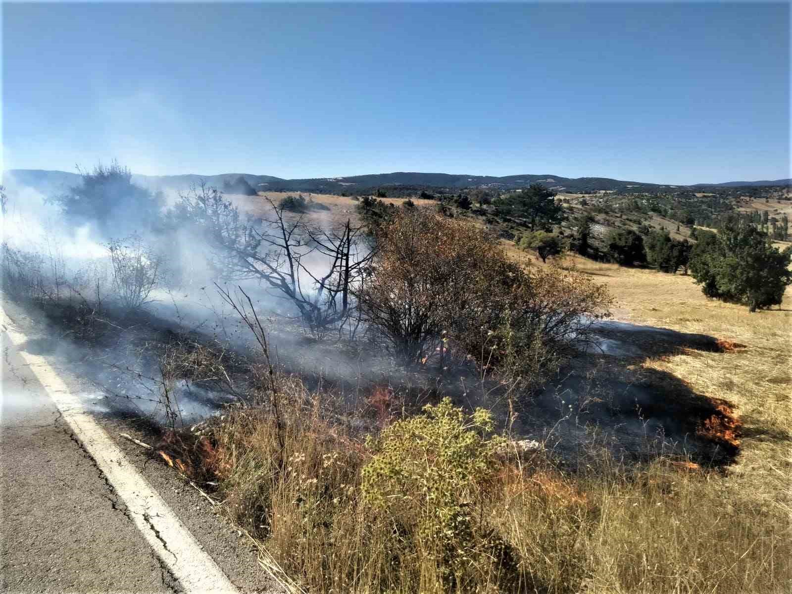 Kütahya OBG 1 haftada 7 kırsal alan ve 3 orman yangınına müdahale etti