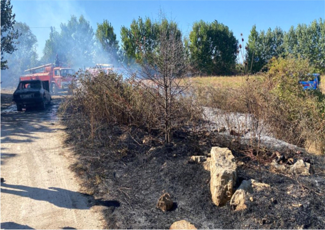 Amasya'da yanan otomobilin içinde ceset bulundu: 1 kişi gözaltında