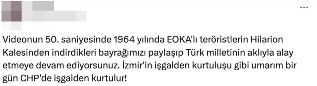 Kılıçdaroğlu'nun paylaştığı 100. yıl videosu ortalığı karıştırdı! EOKA'nın Türk bayrağını ele geçirdiği görüntü kullanıldı