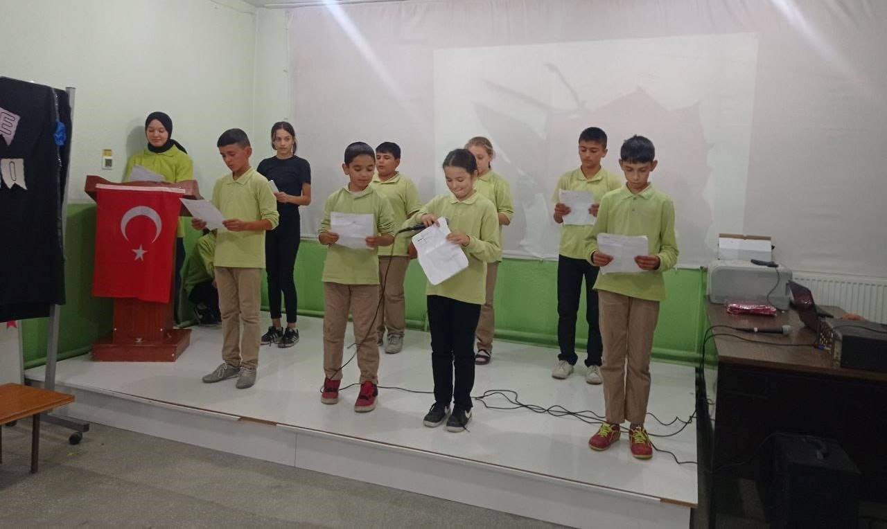Hisarcık’ta köy okulunda Mevlidi Nebi programı
