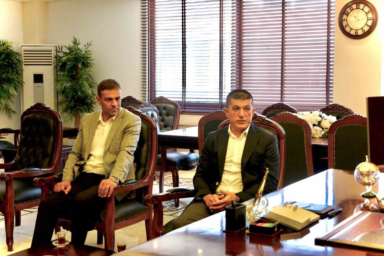 Başkan Bakkalcıoğlu Kuzey Kafkasya Kültür Derneği Başkanı Yavuz ile bir araya geldi