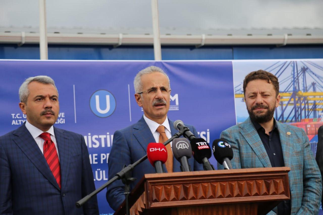 Bakan Uraloğlu: İyidere Lojistik Limanı 2025 yılında faaliyete geçecek