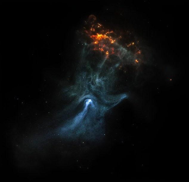 16 bin ışık yılı uzaklıkta! NASA görüntüledi: İnsan eline çok benziyor!
