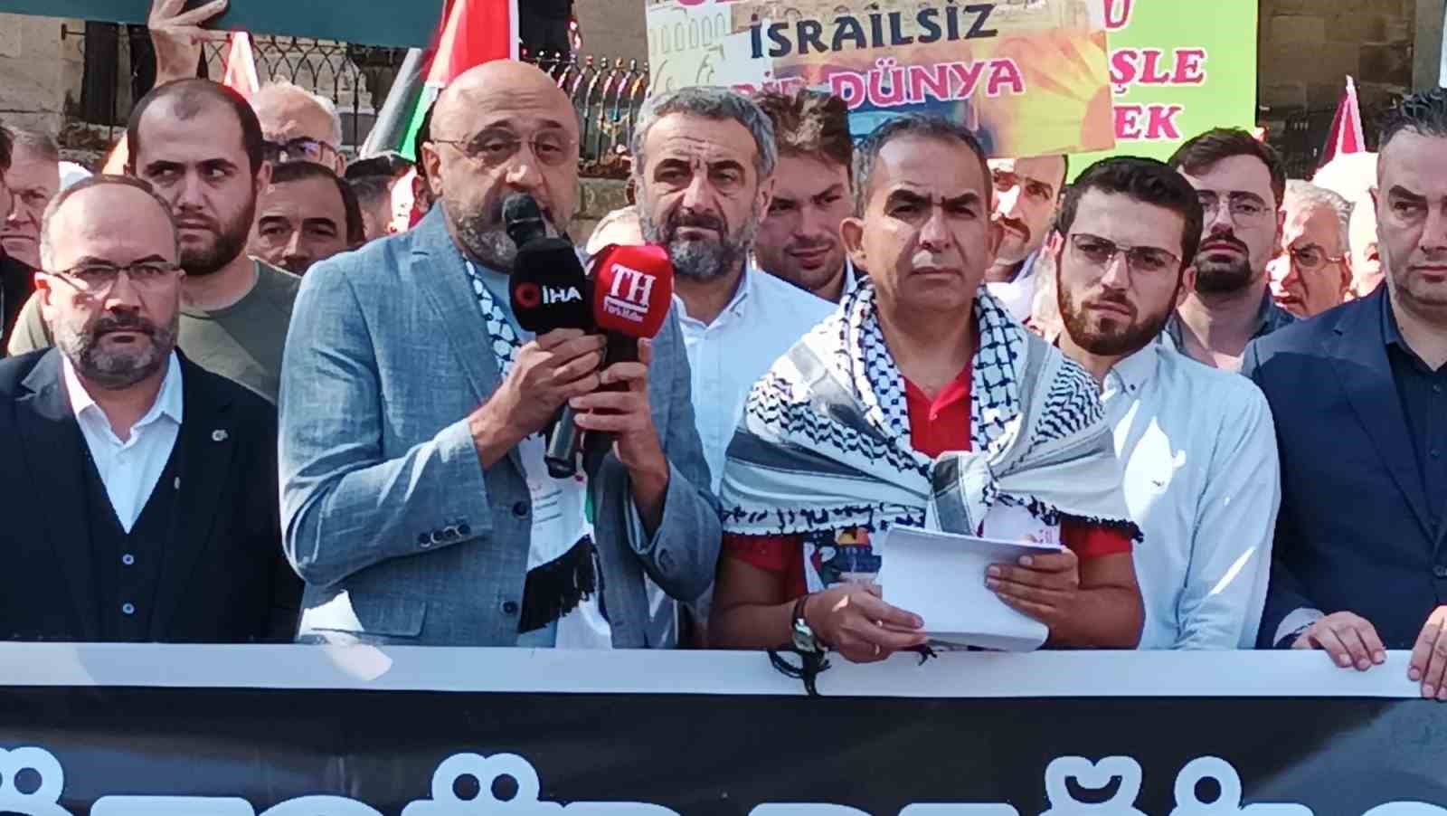 Kütahya’da STK’lardan Filistin için destek çağrısı