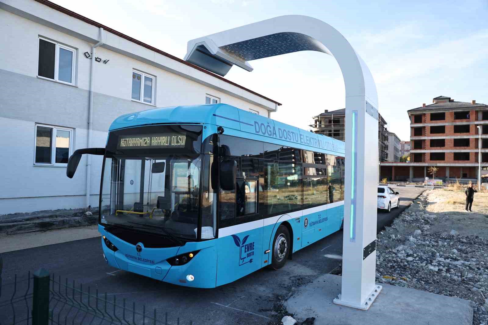 Kütahya’nın yeni elektrikli otobüsleri 12 dakikada şarj olacak