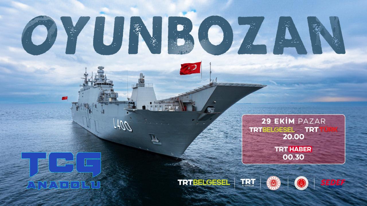 Dünyanın ilk SİHA Gemisi TCG Anadolu’nun hikayesi TRT'de