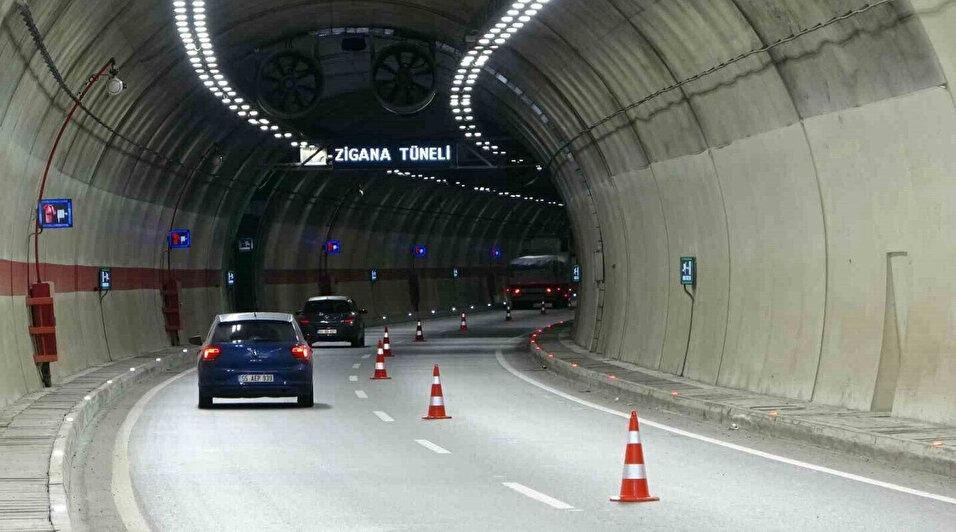 Yeni Zigana Tüneli'ni 5,5 ayda 'bir milyonun üzerinde' araç kullandı!