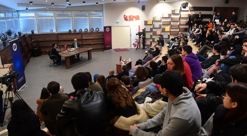 Kültür söyleşilerinin ilk konuğu Prof. Dr. Bilgin oldu