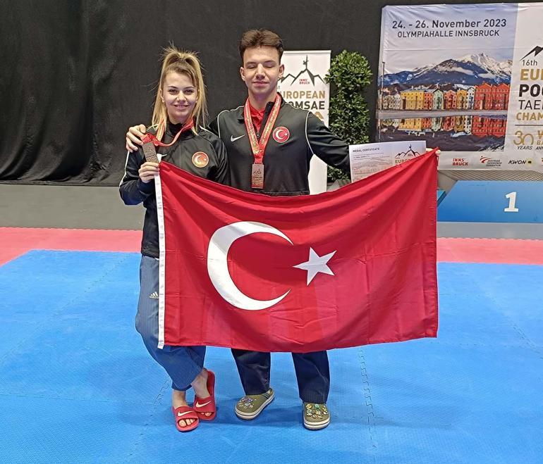 Milli Taekwondocu Muhammed Çağrı Gülen, altın madalya kazandı