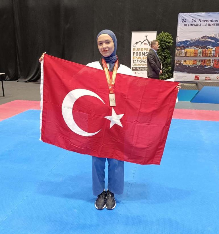 Milli Taekwondocu Muhammed Çağrı Gülen, altın madalya kazandı