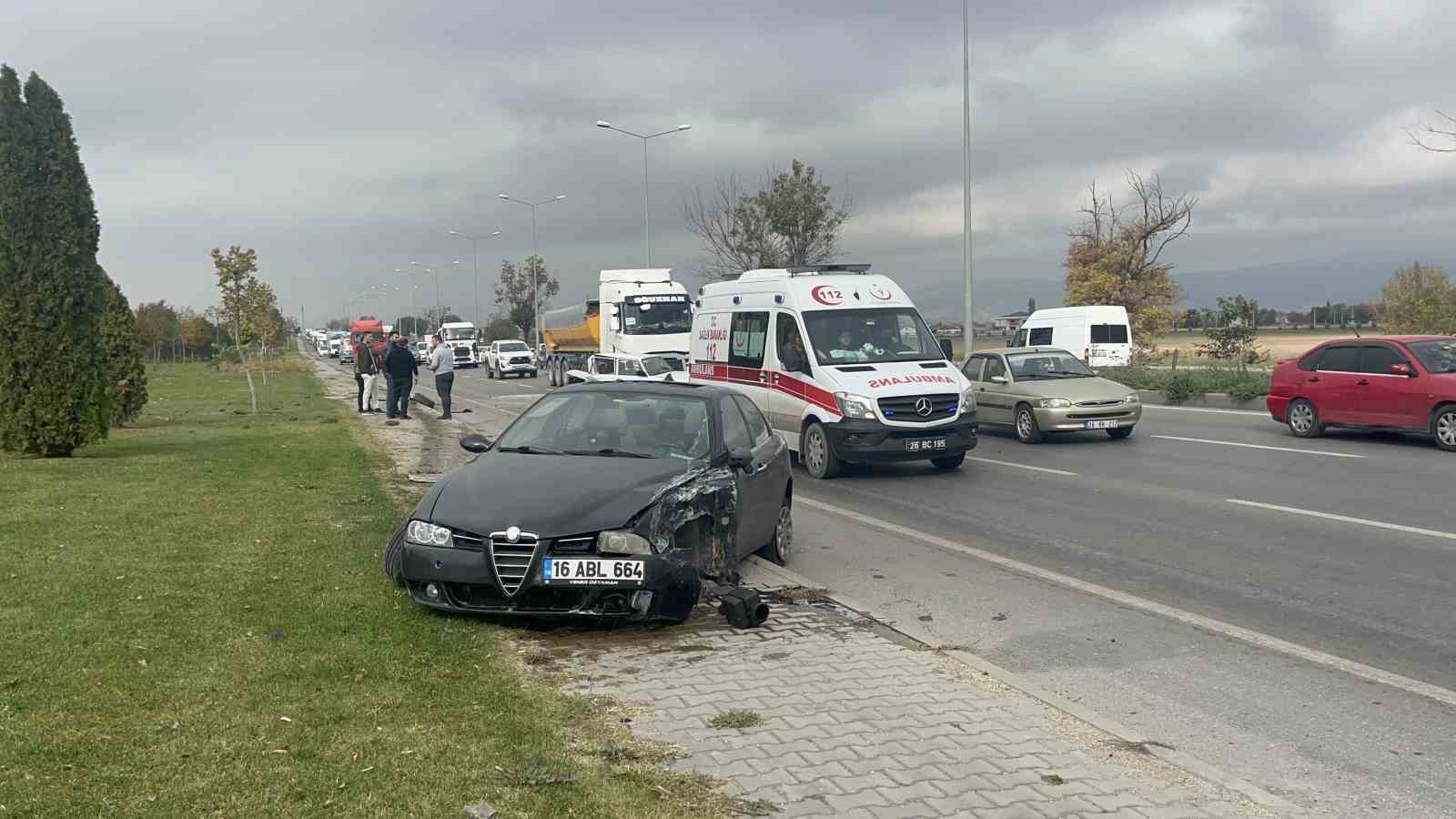 Feci kazada şans eseri yaralanan olmadı