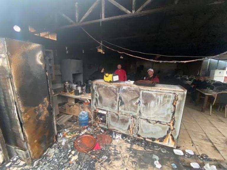 Bodrum'da restoran yangını