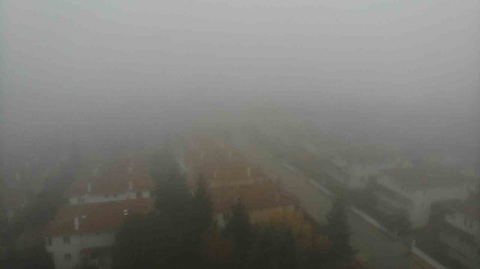 Eskişehir’de sis manzaraları mest etti