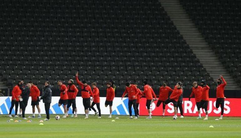 A Milli Takım'da Almanya maçı hazırlıkları devam ediyor