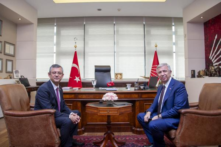 CHP Genel Başkanı Özel, Mansur Yavaş ile görüştü