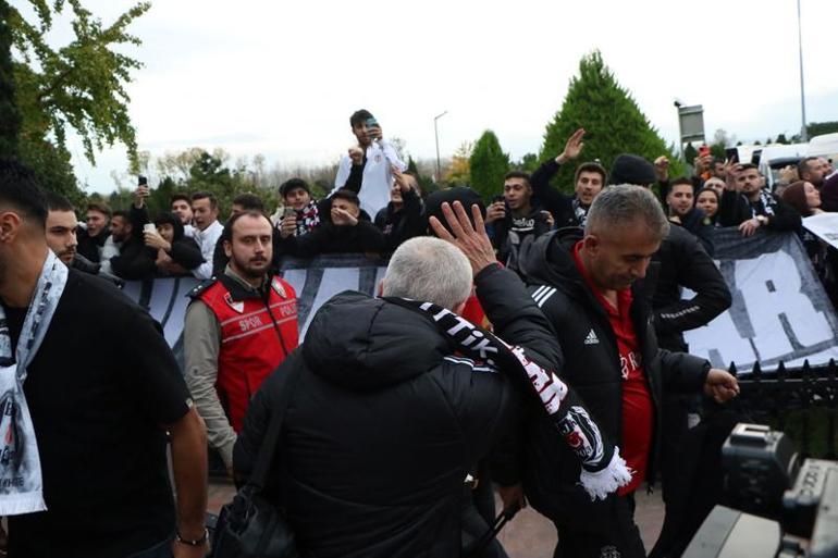 Beşiktaş'a Samsun’da çiçekli karşılama