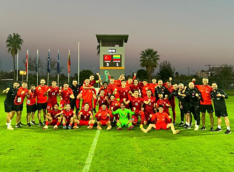 U19 Milli Takımı, Litvanya’yı 3-1 mağlup etti