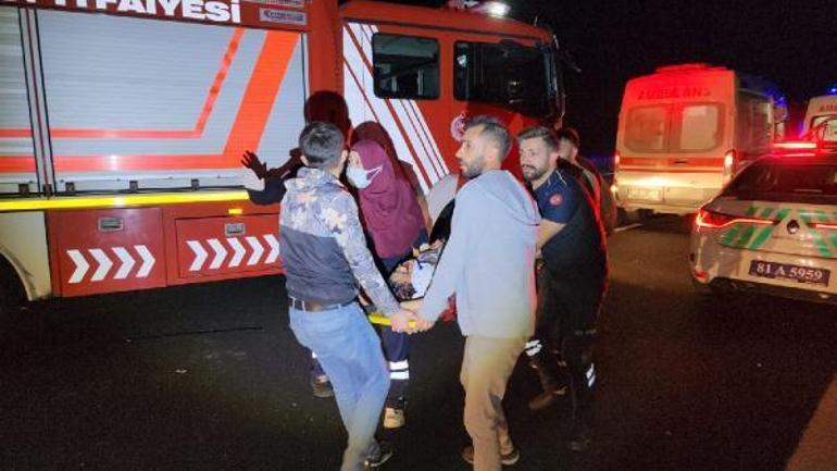 Anadolu Otoyolu'nda zincirleme kaza: 1 ölü, 7 yaralı