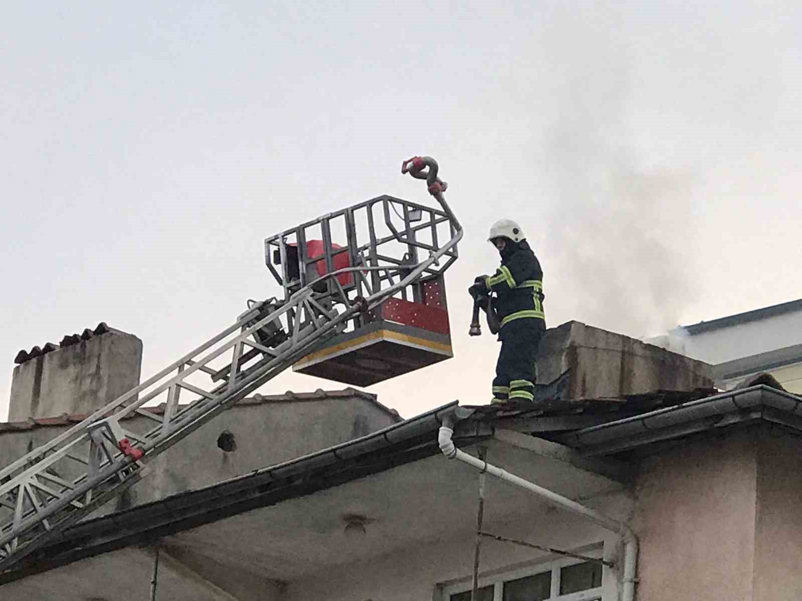 Bilecik’te baca yangını