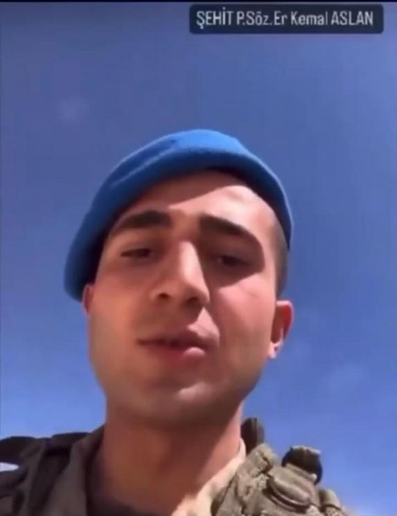 Elazığlı askerin şehit olmadan önceki videosu ortaya çıktı