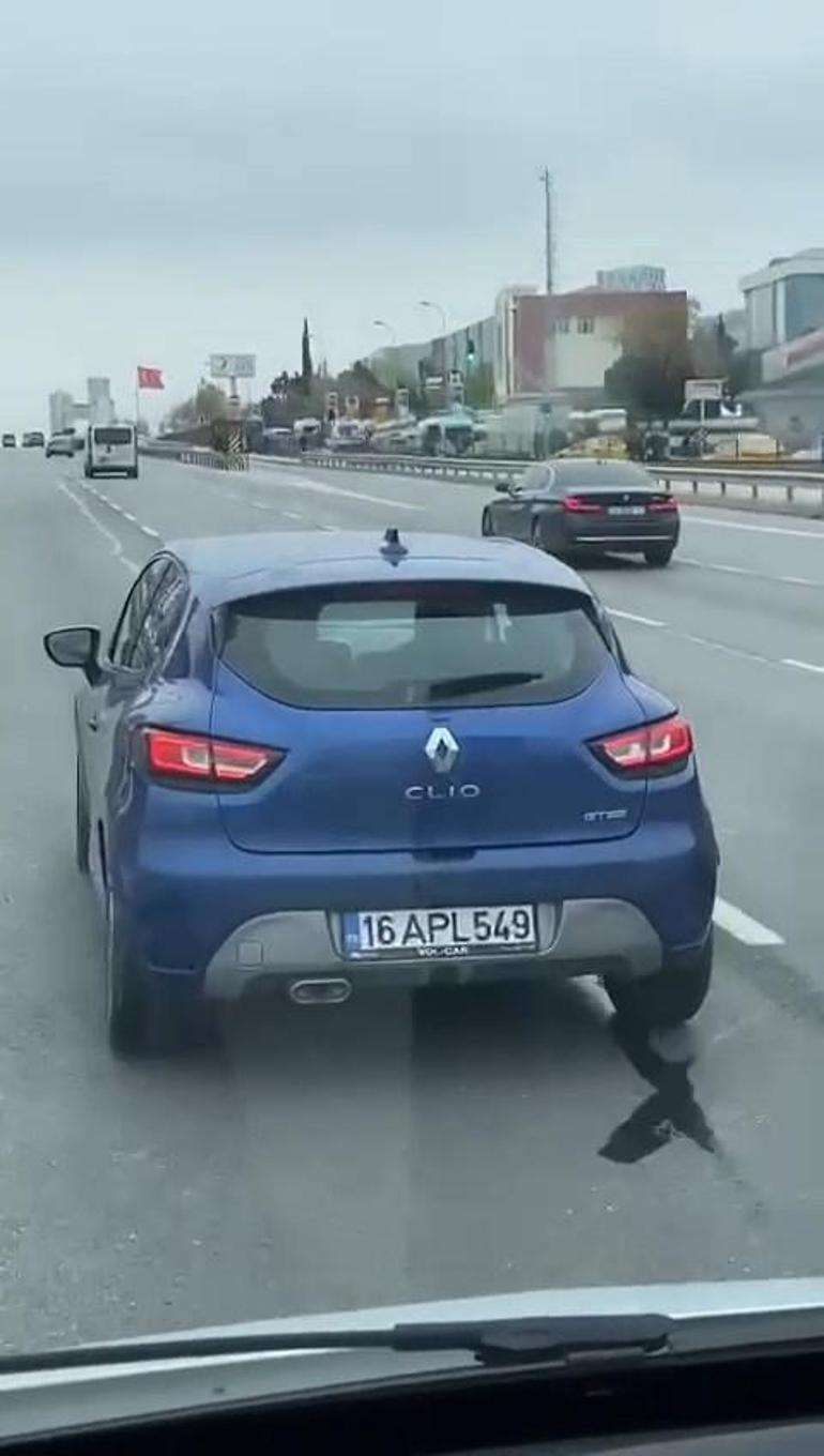 Maltepe'de ambulansa yol vermeyen magandaya ceza