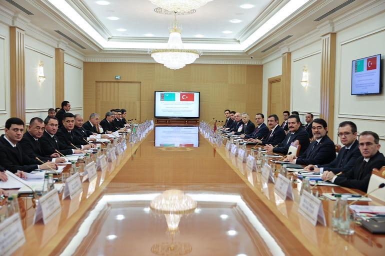 Yılmaz, 7'nci Türk-Türkmen Hükümetlerarası Ekonomik Komisyon toplantısına katıldı