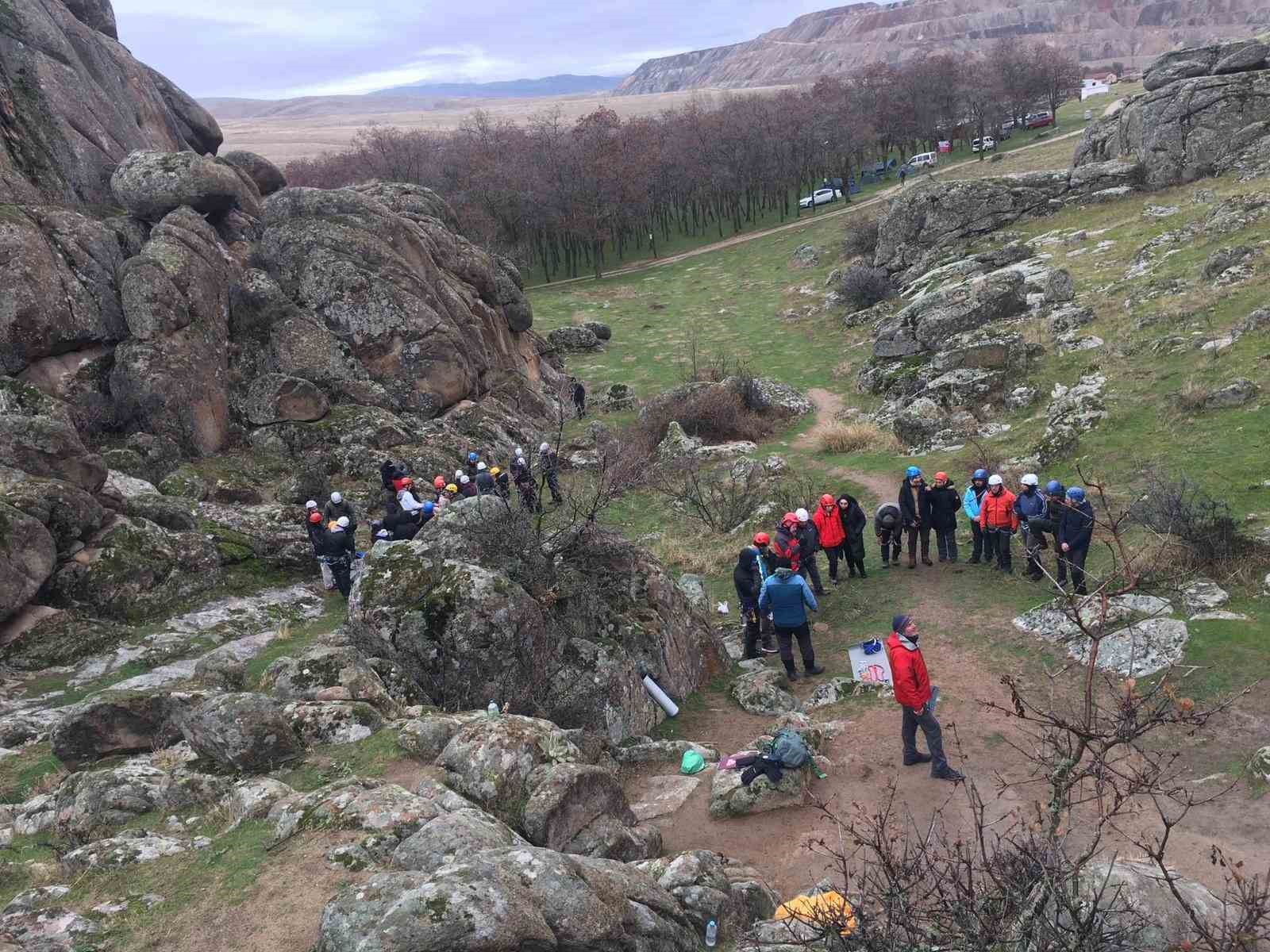 Eskişehirli dağcı adaylarına sınav yapıldı