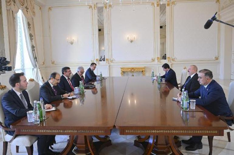 Cevdet Yılmaz, Azerbaycan Cumhurbaşkanı Aliyev ile görüştü