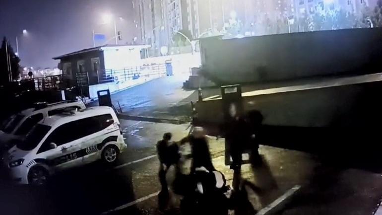 Başakşehir'de karakolda polise saldırıp kaçtı