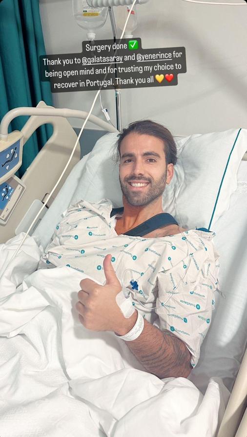 Sergio Oliveira, ülkesi Portekiz'de ameliyat oldu